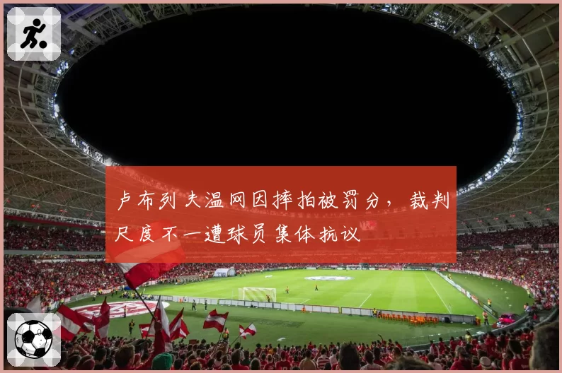 卢布列夫温网因摔拍被罚分,裁判尺度不一遭球员集体抗议