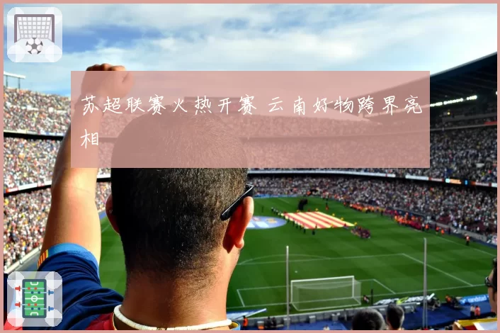 苏超联赛火热开赛 云南好物跨界亮相